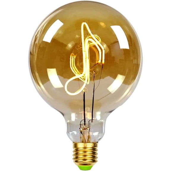 LINLIN Vintage Light Bulbs, Alphabet Led Bulbs Edison Bulb 4W 220/240V E27 Decorative Light Bulbs for Bedroom Wedding