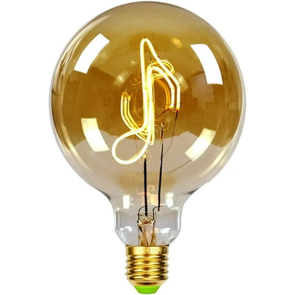 LINLIN Vintage Light Bulbs, Alphabet Led Bulbs Edison Bulb 4W 220/240V E27 Decorative Light Bulbs for Bedroom Wedding