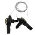 thumbnail image 4 of 1 Pair 3x 5/6/7 Speed Thumb Gear Shifter Levers with Inner Cables for Mountain Road Bikes Thumb Gear Shifter Lever, 4 of 5