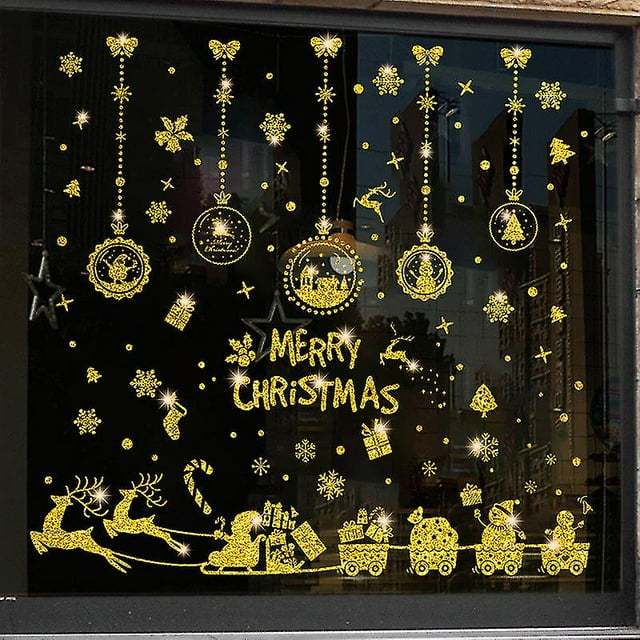 Pegatinas navideñas Pegatinas navideñas para decoración de ventanas