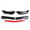 thumbnail image 3 of Front Bumper Lip Spoiler And Side Skirt Splitter Kit ABS Side Skirts Lip Front Splitter Chin Spoiler Splitter For 1.9M Wide Cars, 3 of 8