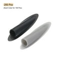 thumbnail image 3 of 9mm Plastic Pocket Hole Plugs,Wood Plugs Covers Slant Hole Caps for Jig Working Tool,Black Grey 200pcs, 3 of 5