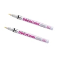 thumbnail image 2 of Marvy Uchida Fine Line Opaque Paint Markers, Silver, 2/Pack, 2 of 2