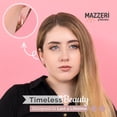 thumbnail image 5 of MAZZERI 14K Gold Huggie Hoop Earrings - Classic Small Diamond Cut Hinged Huggies For Women and Men, 5 of 8