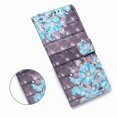 thumbnail image 2 of Dteck Galaxy A42 5G Case 3D PU Leather Wallet Flip Protective Phone Case with Wrist Strap Card Slots Holder Pocket Cover for Samsung Galaxy A42 5G 6.6" (2020), Blue Flower, 2 of 3