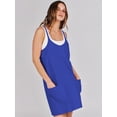 thumbnail image 6 of ANRABESS Women Athletic Dress Summer Tennis Workout Active Sports Mini Romper Dress Built in Shorts Travel Vacation Clothes Royal Blue XX-Large, 6 of 12