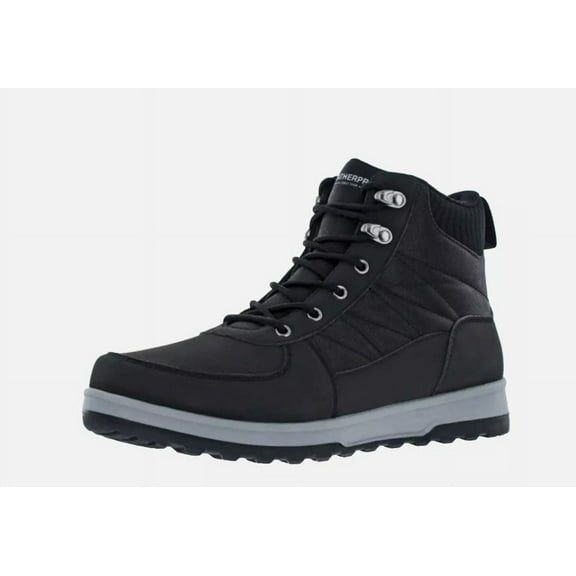 Weatherproof Men's Size 10 Stoll Cold Sneakerboot Shoes, Black, New in Box