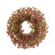 thumbnail image 2 of Corona para puerta de entrada, corona de flores artificiales, regalo, guirnalda colgante multiusos. Rosa roja, 2 of 9