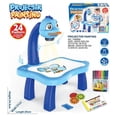 thumbnail image 1 of HLONK Kids Drawing Board Activity Table and Chair Set Bright Colors, 1 of 8