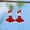 Red, variant on JingChun Acrylic Dangle Earrings for Women Festive Earrings Cartoon Santa Hat Earrings Christmas Dress Earrings for Christmas Jewelry Christmas Gift for Women