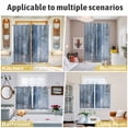 thumbnail image 6 of Blue Kitchen Curtains Small Short 39 Inch Length, Retro Oil Painting Modern Abstract Art Aesthetics Grommet Bedroom Living Room Curtains, Light Filtering Cafe Curtain Drapes 2 Panels Set 55''x39'', 6 of 9