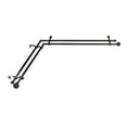 thumbnail image 2 of 3/4" Dia Adjustable Corner Window Double Curtain Rod 28 to 48" (each side) in Black with Matthias Finials,(4788-282-CR), 2 of 4