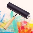 thumbnail image 1 of Herramienta de rodillo de goma, herramienta de construcción, manualidades antideslizantes para grabado, pintura para , 15CM perfecl Rodillo de goma, 1 of 8