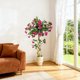 thumbnail image 2 of Yeshouse Buganvilla artificial, buganvilla de seda con flores rosas en maceta blanca, topiario artificial para decoración de interiores, exteriores, hogar, oficina, jardín y bodas, 2 of 7