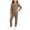 Khaki, variant on BLVB 1T-12Y Toddler Kids Girls Boys Soft Comfy 2PCS Set Long Sleeve Plain Shirts and Pants Sets Cotton Sleepwear Lounge Pajama Sets(Yellow,2-3 Years)