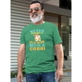thumbnail image 2 of Old Man With A Corgi T-Shirt Men -Image by Shutterstock, Male x-Large, 2 of 4