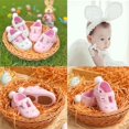 thumbnail image 6 of Infant Baby Boys Girls Slippers Princess Mary Jane Shoes Booties Soft Bottom Warm Cartoon Newborn Crib Shoes, 6 of 7
