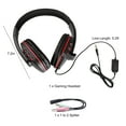 thumbnail image 5 of Gaming Headset Fits for PS5 PS4 Xbox One, TSV Noise Cancelling Wired Gaming Headphones with Bass Surround, Soft Memory Earmuffs, 3.5mm Over Ear Headsets for Laptop Mac Nintendo Games, 5 of 8