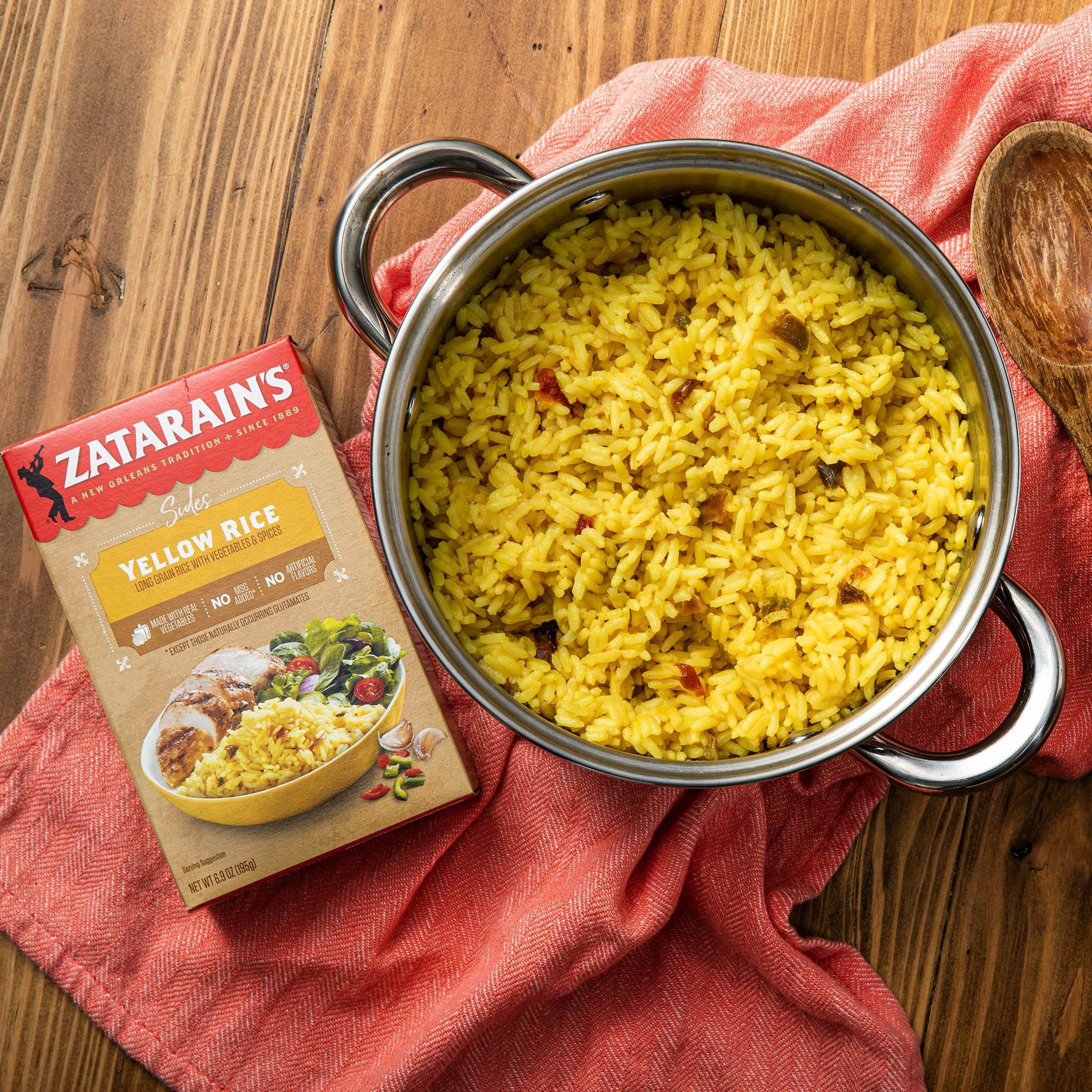 (8 pack) Zatarain's Gluten Free Yellow Rice Mix, 6.9 oz Box