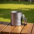 thumbnail image 2 of Titanium Double Wall Insulated Mug with Lid, Lightweight Travel Tea Cup, Outdoor Camping Cup, Anti-Scald, Portable Coffee Mug, 11.8 oz / 350 ml, 3.1 x 3.7 in / 93 mm x 80 mm, 2 of 5