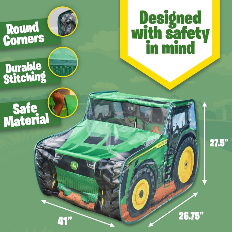 John Deere Tractor Pop-Up Play Tent for Kids photo 6