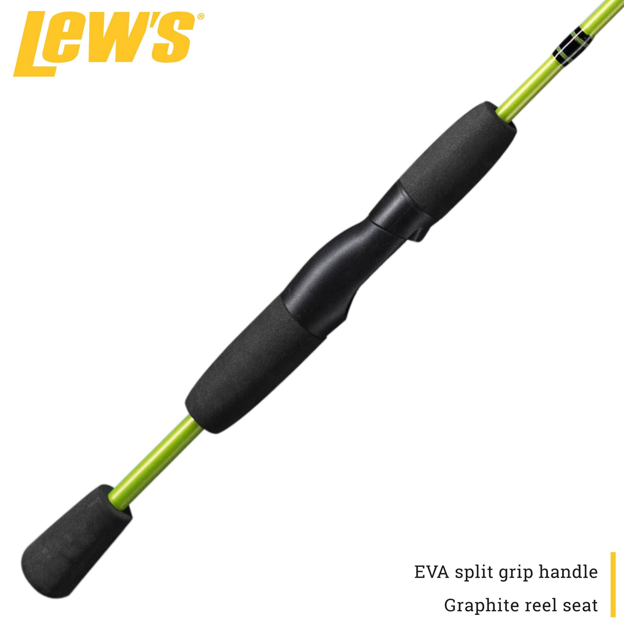 Lew's Mr. Crappie Spinning Fishing Rod, 4-Foot 6-Inch, 2-Piece, Light Power, Fast Action