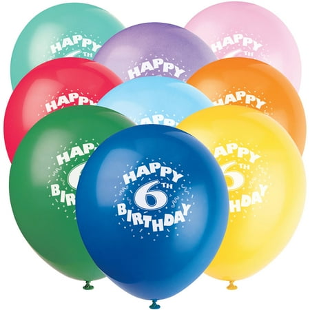 blue birthday balloons