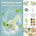 thumbnail image 4 of 4 in 1 Vegetable Chopper Electric, Handheld Choppers, Smart Kitchen Appliances for Pepper, Garlic, Onion, Celery & Meat, 4 of 7