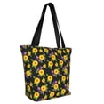 thumbnail image 3 of Kdxio Daisies Flowers Women Reusable Grocery Bags Foldable Ripstop,Reusable Shopping Bags for Shopping,Gym,Gift, 3 of 8