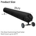 thumbnail image 1 of Mosiee 420D Waterproof Heavy Duty Pool Solar Reel Cover For Above Swimming Pool, 1 of 7