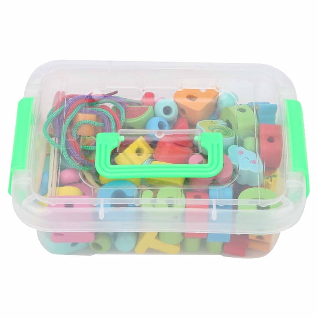 Juguete de cuentas con cordones para bebés,Juguete de cuentas con cordones para bebés Juguete educativo para bebés Juguete con cordones construido para el futuro