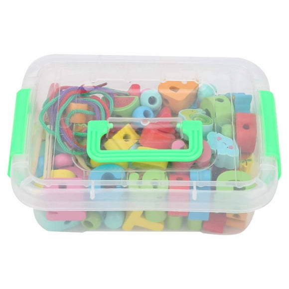 Juguete de cuentas con cordones para bebés,Juguete de cuentas con cordones para bebés Juguete educativo para bebés Juguete con cordones construido para el futuro
