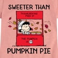 thumbnail image 3 of Peanuts - Sweeter Than Pumpkin Pie - Toddler And Youth Girls Short Sleeve Graphic T-Shirt, 3 of 6