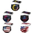 thumbnail image 2 of HUGFEGWE 50Pcs 4th of July Disposable Adults Face Masks,3 Ply Protective Disposable Face Masks with Independence Day Patriotic Designs (Independence Day K) CJB91-40816, 2 of 7