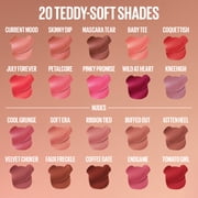 Maybelline Super Stay Teddy Tint Long Lasting Matte Lip Tint, Soft Era, 0.17 fl oz