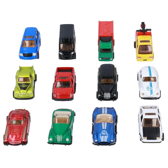 Pull Back Car Toy, Smoothing Edges Car Name Learning Kids Vehicle Set For 3 + Years Old Children For Collection