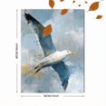 thumbnail image 3 of Qisvanset Seagull Flying Abstract Canvas Wall Art 23.62x15.75 INCHES, 3 of 8