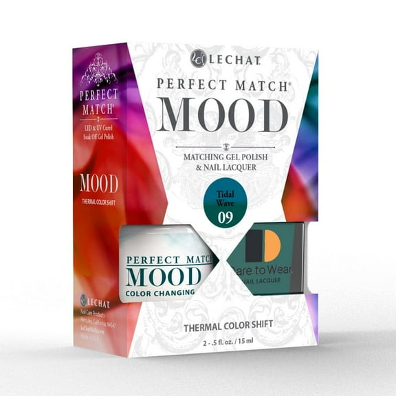 LeChat Perfect Match MOOD Changing Color Matching Set Gel Lacquer PMMDS09 Tidal Wave