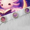 thumbnail image 4 of Feelyou Dreamy Axolotl Teens Black Out Curtains, Mystic Moon Stars Galaxy Curtains Pack of 2 (42x63 Each), Kawaii Pink Animal Bedroom Curtains, Curtains and Drapes Room Decor, 4 of 6