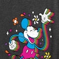 thumbnail image 3 of Disney - Mickey Mouse Psychedelic - Women's Short Sleeve Graphic T-Shirt, 3 of 5