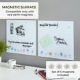 thumbnail image 3 of ECR4Kids MessageStor Dry-Erase Glass Board and Magnets,  Office Essentials, Birds, 2-Pack, 3 of 9