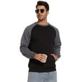 thumbnail image 5 of Zehisen Men's Lightweight Sweatshirts with Kangaroo Pocket Relaxed Fit Crew Neck Pullover Shirt Dark Gary M, 5 of 7