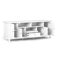 thumbnail image 3 of Amherst 72 inch Wide Solid Wood Transitional TV Stand in White, 3 of 9