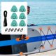 thumbnail image 5 of 6 parches D de PVC, aparejo de cubierta, en D de material acero inoxidable, almohadilla D, para de surf, barco inflable, Verde claro DYNWAVEMX Almohadilla de remiendo del anillo, 5 of 8