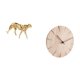 thumbnail image 5 of Centro de mesa escultural con reloj de pared de madera maciza, diseño creativo, adorno decorativo para oficina, hogar, restaurante, regalo de decoraci, 5 of 8