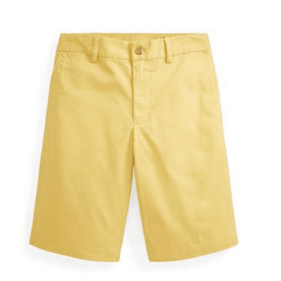 Polo Ralph Lauren Big Boys Yellow Classic Fit 9" Yellow Shorts, 18