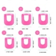 thumbnail image 4 of Mode Femmes 26 Pcs Forme Courbe Anti-Déversement Protection Vernis à Ongles Support Larchele Vernis à Ongles Réutilisable 10 Tailles Accessoires pour Ongles, 4 of 5