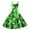 ZA-Green, variant on Xmyrz Valentine's Day Fall Dresses For Women Sleeveless Rose Print Knee Length Retro A Line Flared Swing Vacation Casual Dresses Birthday Dresses