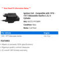 thumbnail image 2 of Ignition Coil - Compatible with 1976 - 1977 Oldsmobile Starfire 2.3L 4-Cylinder, 2 of 2