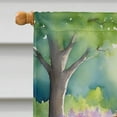 thumbnail image 3 of Norwich Terrier Spring Path House Flag, 3 of 5